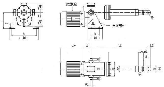 DT型電動(dòng)推桿